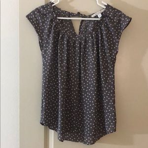 NWT LC Lauren Conrad polka dot blouse sleeveless